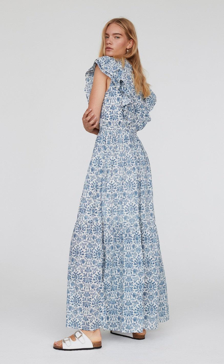 Sofie Schnoor Kjole - S212257 - Ivalo - Dusty Blue
