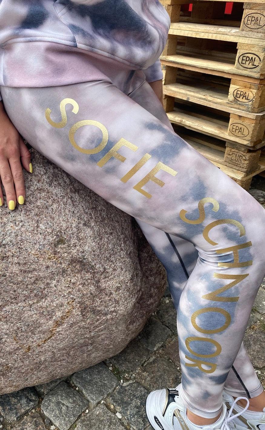 Sofie Schnoor Leggings - S221360 - Camel Tie Dye