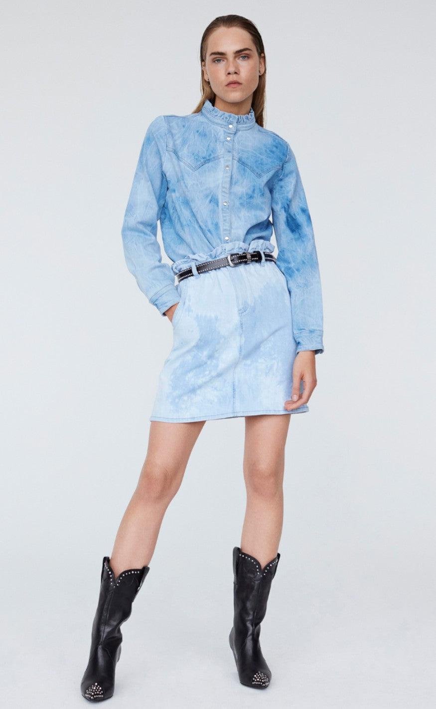 Sofie Schnoor Shirt S211330 - Silke - Denim Blue