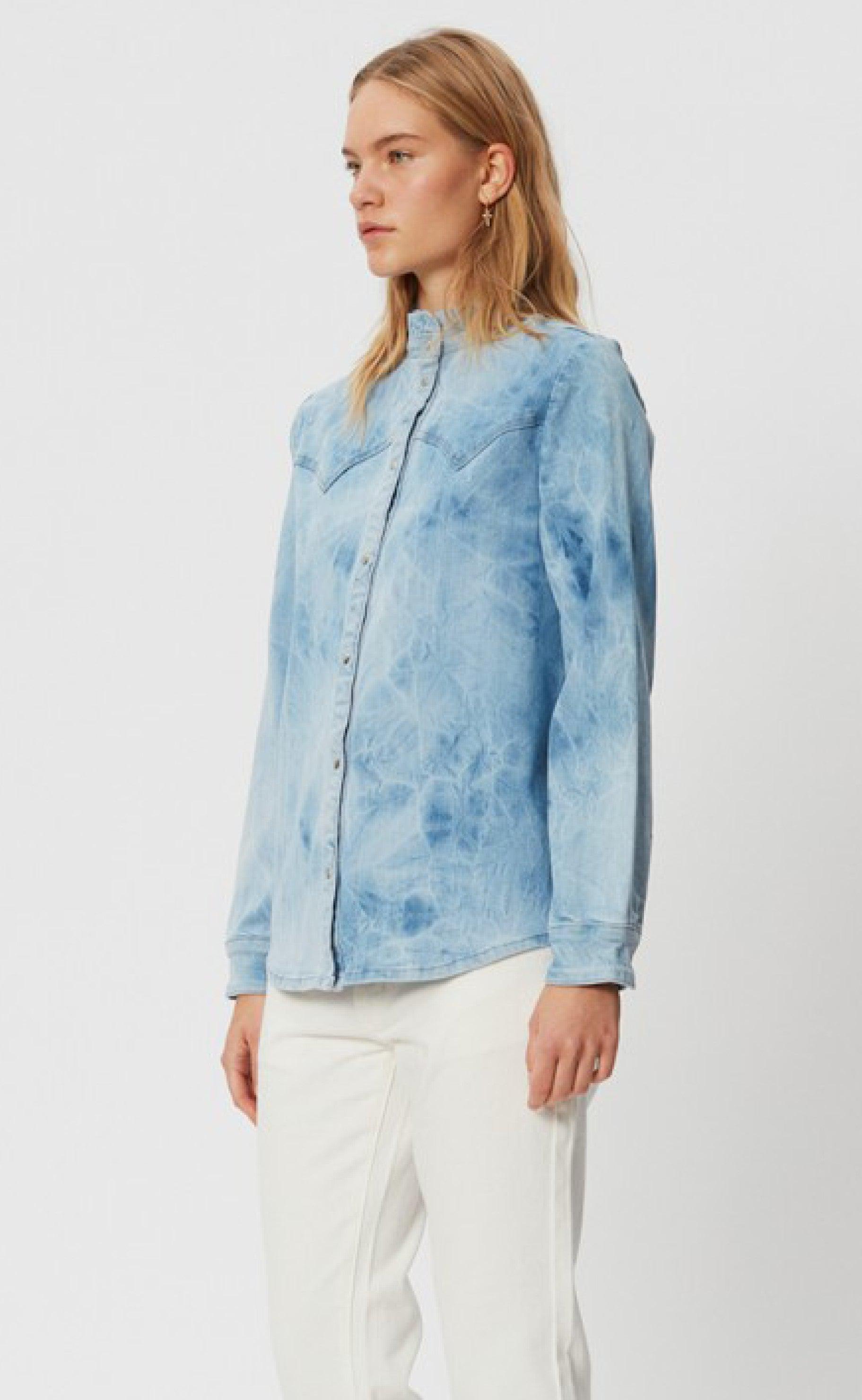 Sofie Schnoor Shirt S211330 - Silke - Denim Blue