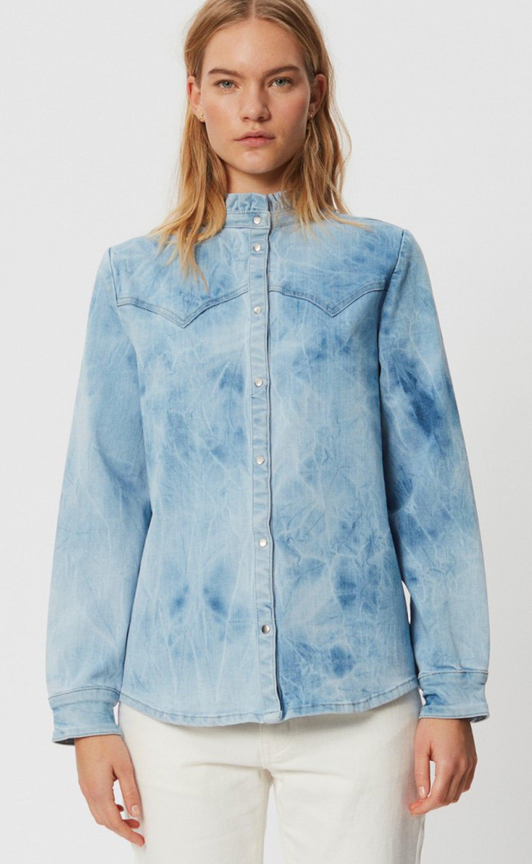 Sofie Schnoor Shirt S211330 - Silke - Denim Blue