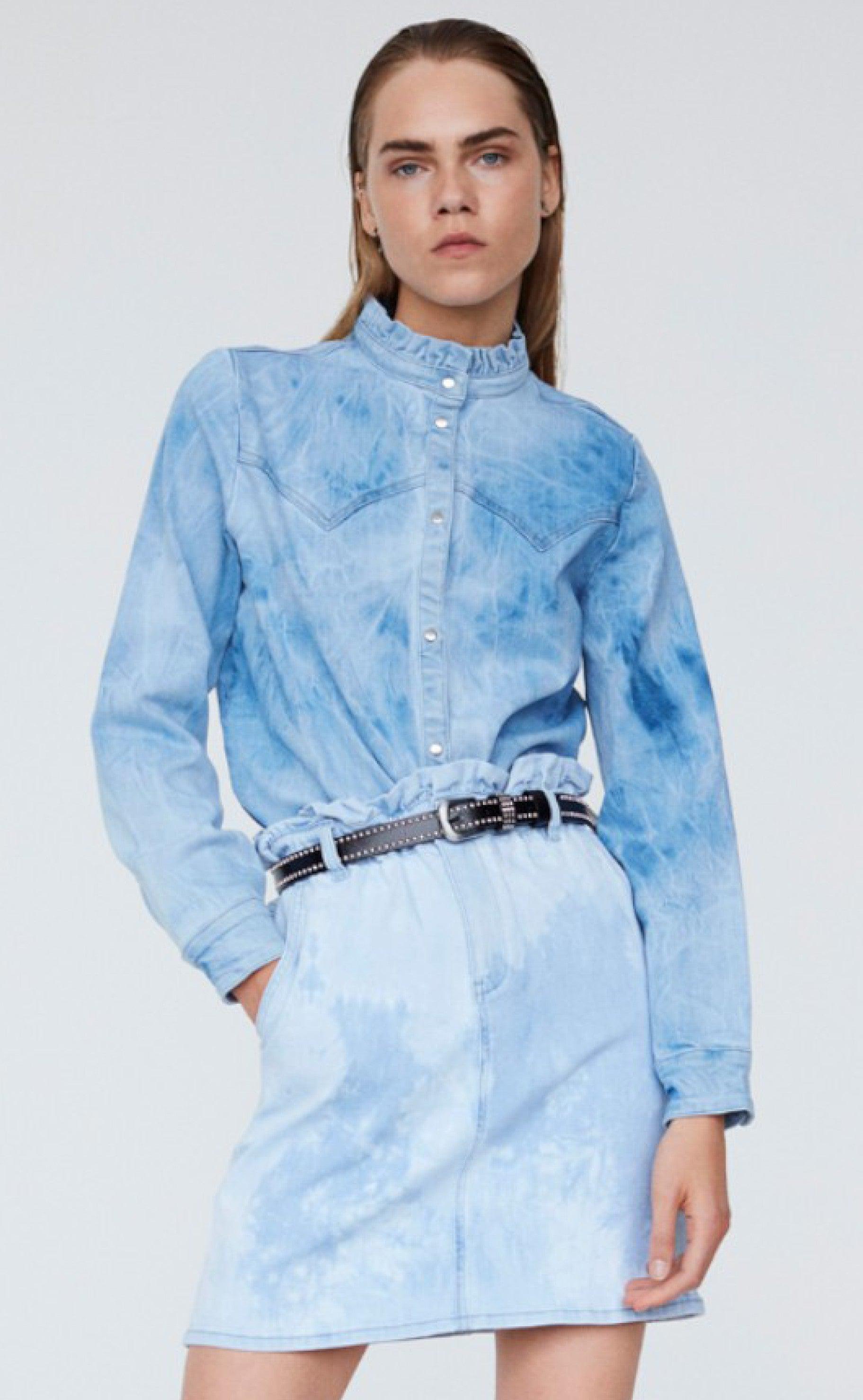 Sofie Schnoor Shirt S211330 - Silke - Denim Blue