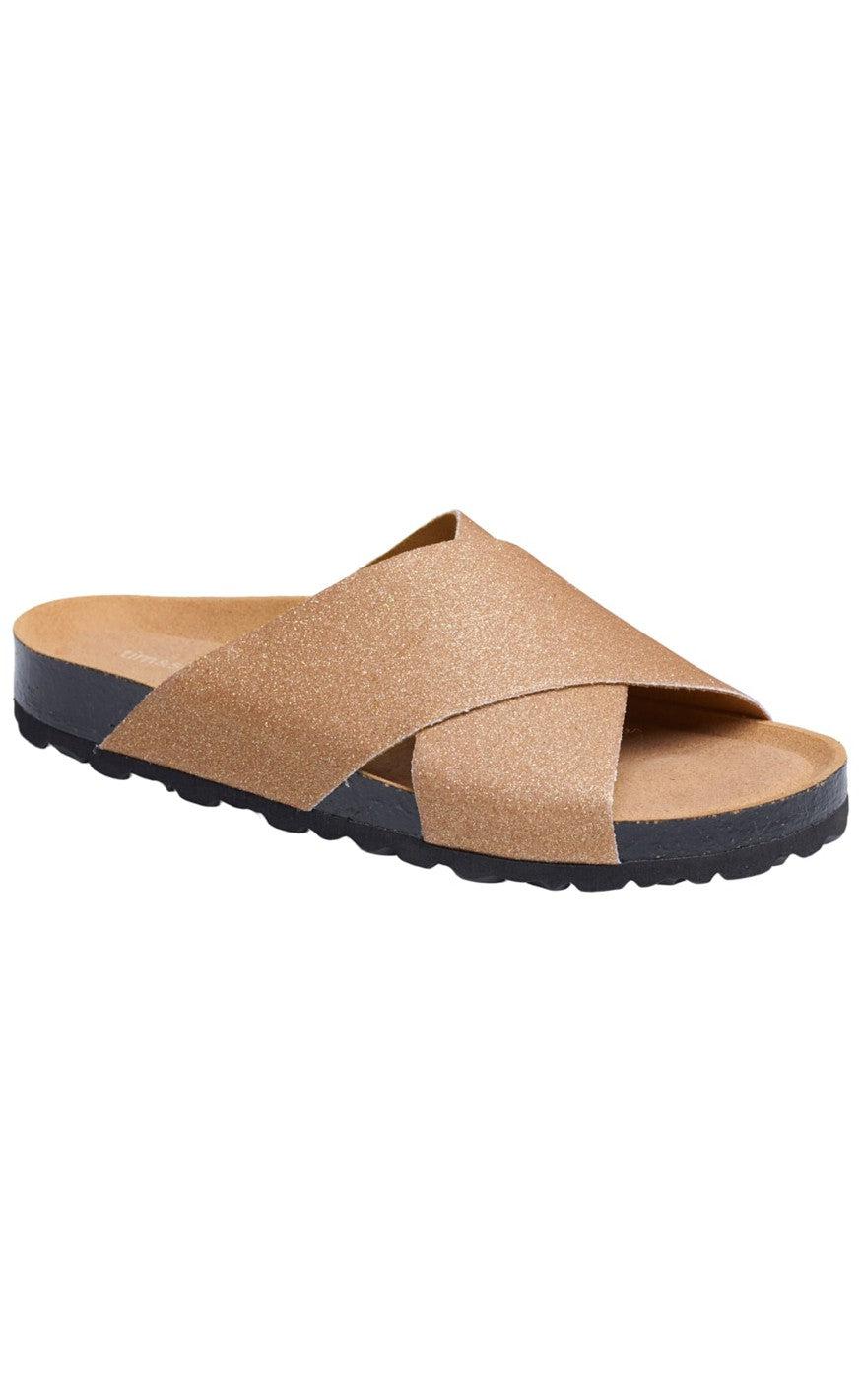 TIM & SIMONSEN ANNET SANDAL GOLD GLITTER