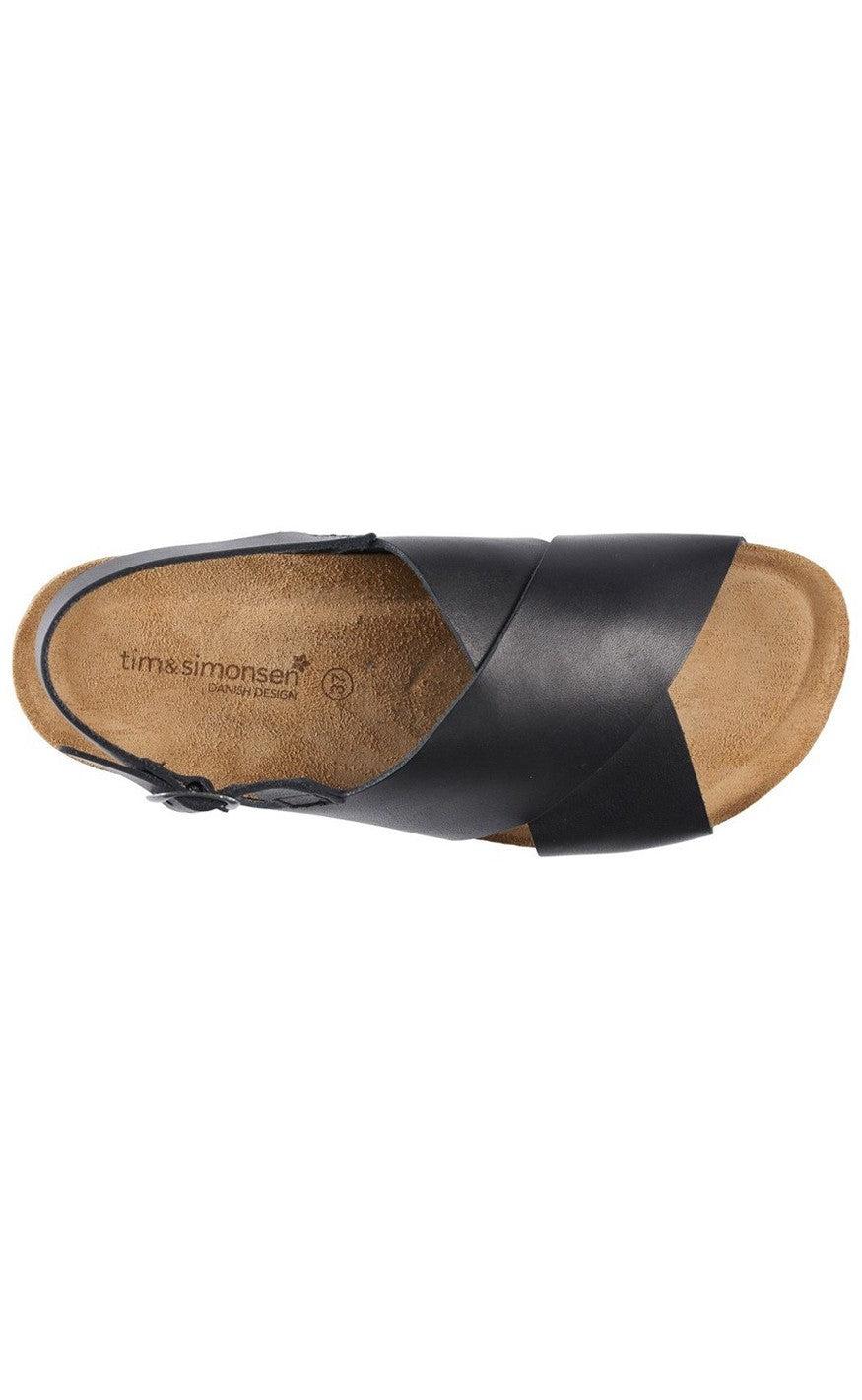 TIM & SIMONSEN SERENA SLINGBACK SANDAL BLACK