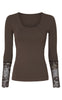 Tim & Simonsen Bluse - Mary - Caffe
