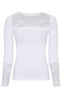 Tim & Simonsen Bluse - Nancy Lacechest - Bianco