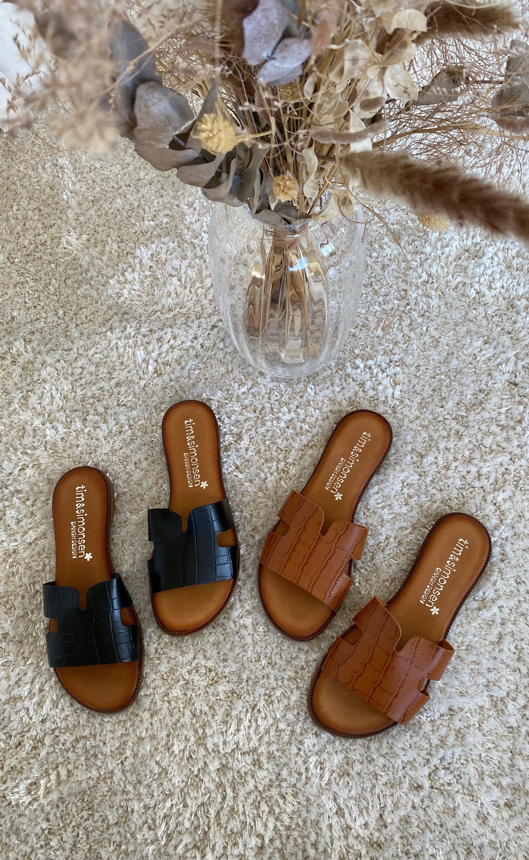 Tim & Simonsen Sandaler - Alma Slip In - Cuero
