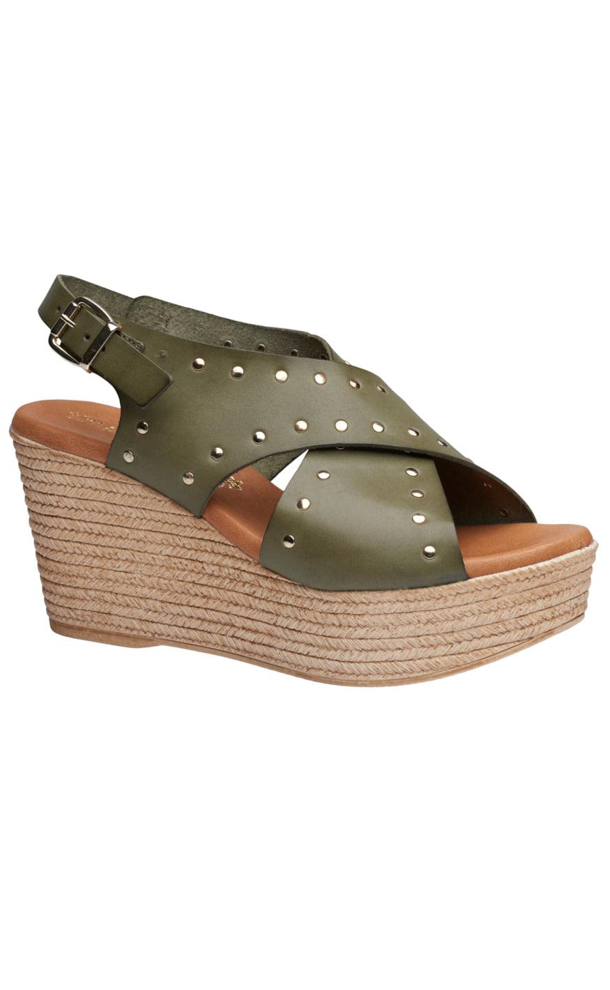 Tim & Simonsen Sandaler - Isabella Stud - Kaki
