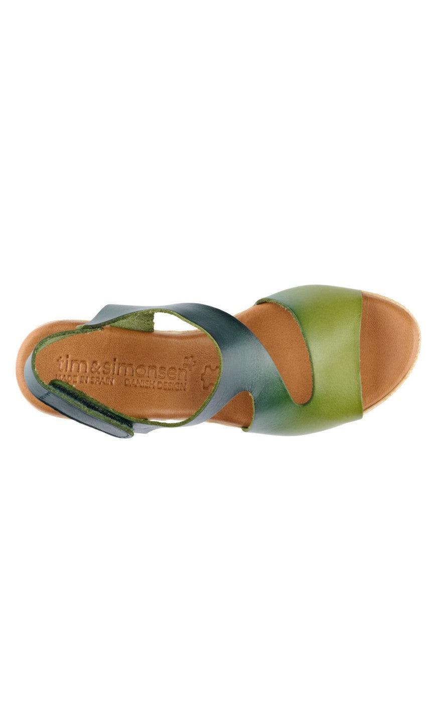 Tim & Simonsen Sandaler - Masha - Bicolor Kaki