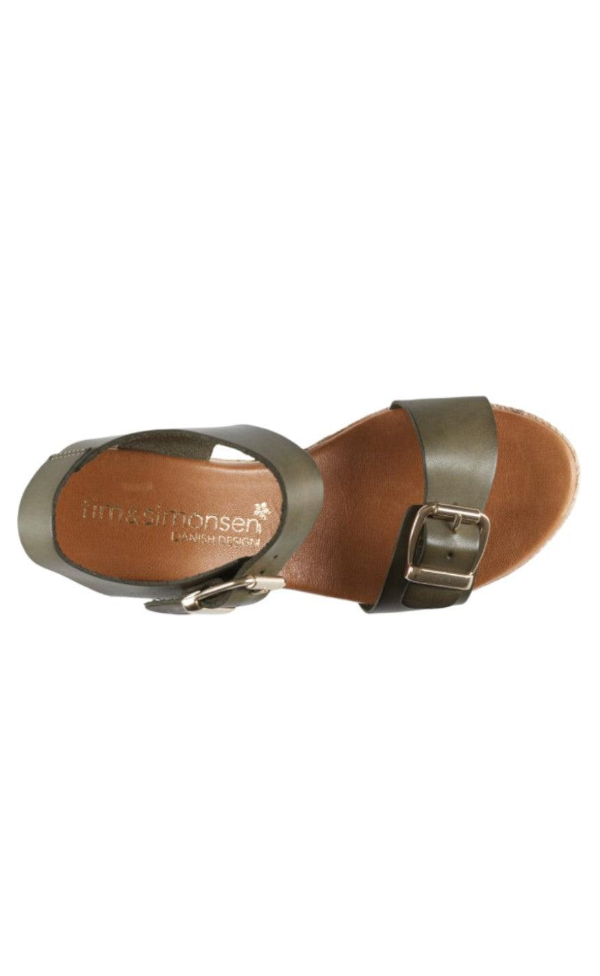 Tim & Simonsen Sandaler - Susanne - Kaki