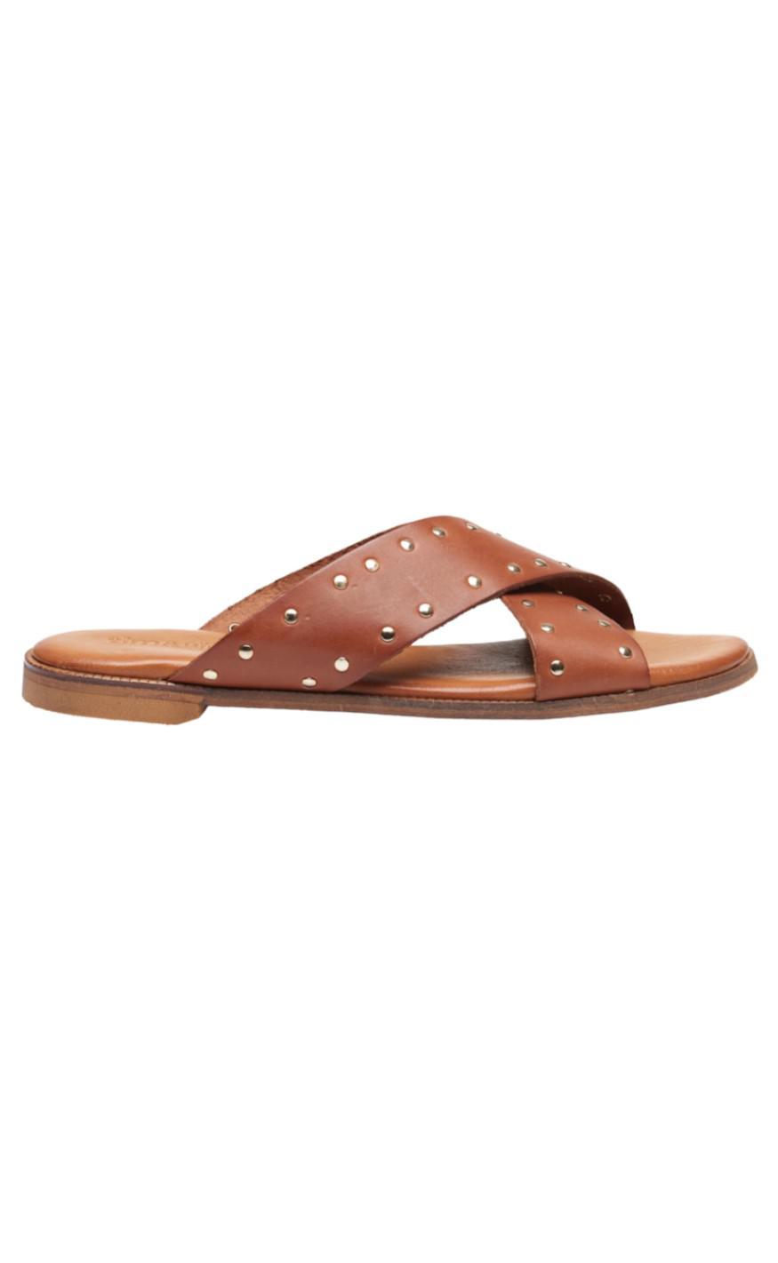 Tim & Simonsen Sandaler - Tine Stud Slip In - Leather Color
