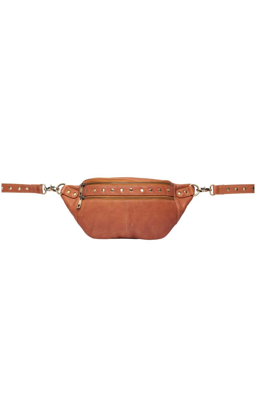 Tim & Simonsen Taske - Astrid Stud Bumbag - Cognac