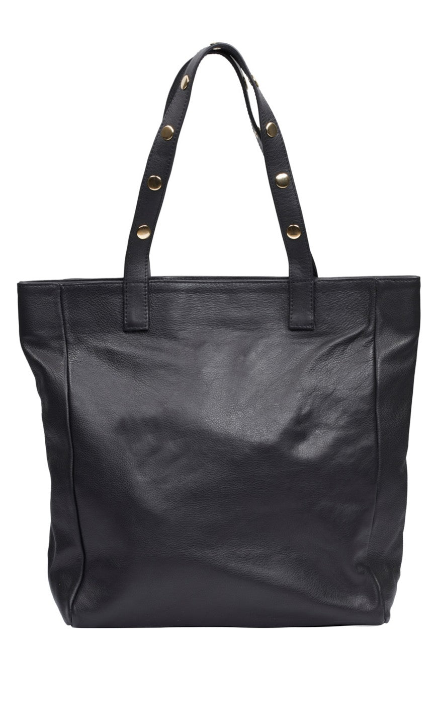 Tim & Simonsen Taske - Pernille Stud Shopper - Black / Gold