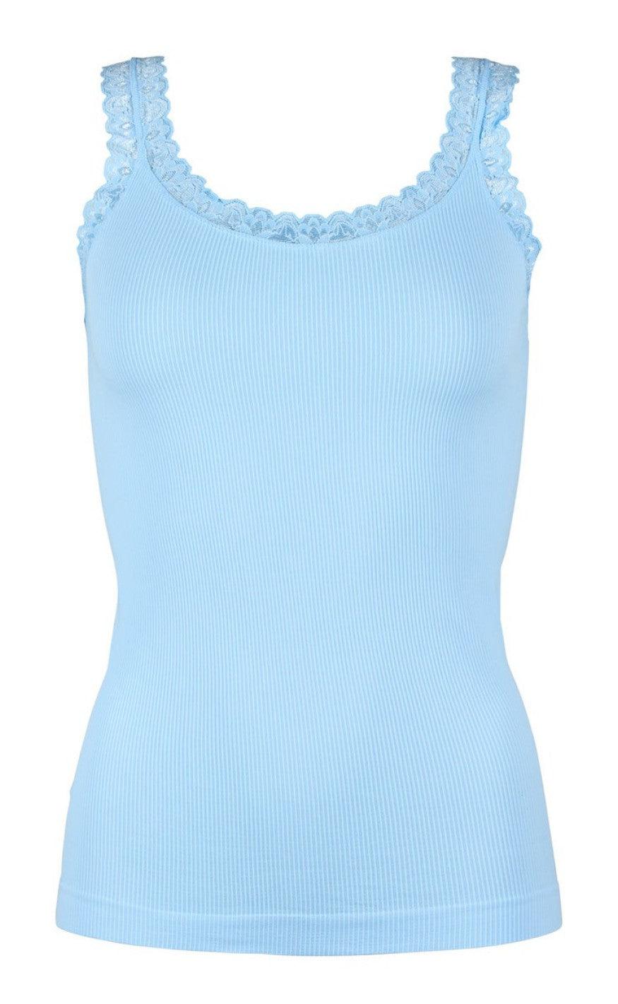 Tim & Simonsen Top - Frida Rib - Light Blue