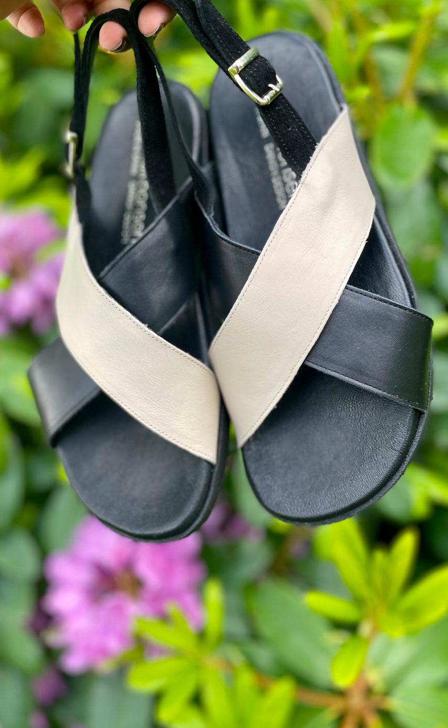 Tim & Simonsen x Fashionbystrand Sandal - Stine - Black/Ivory