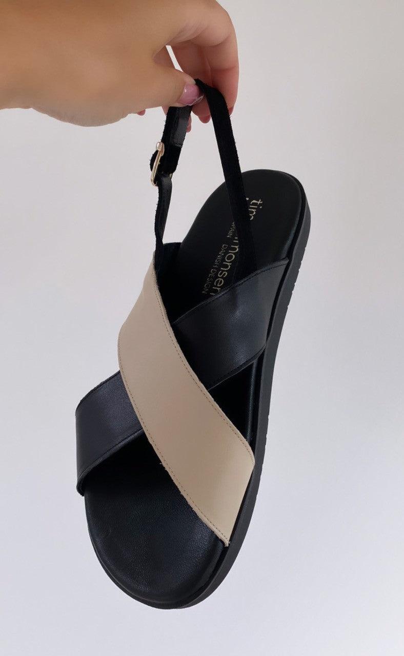 Tim & Simonsen x Fashionbystrand Sandal - Stine - Black/Ivory