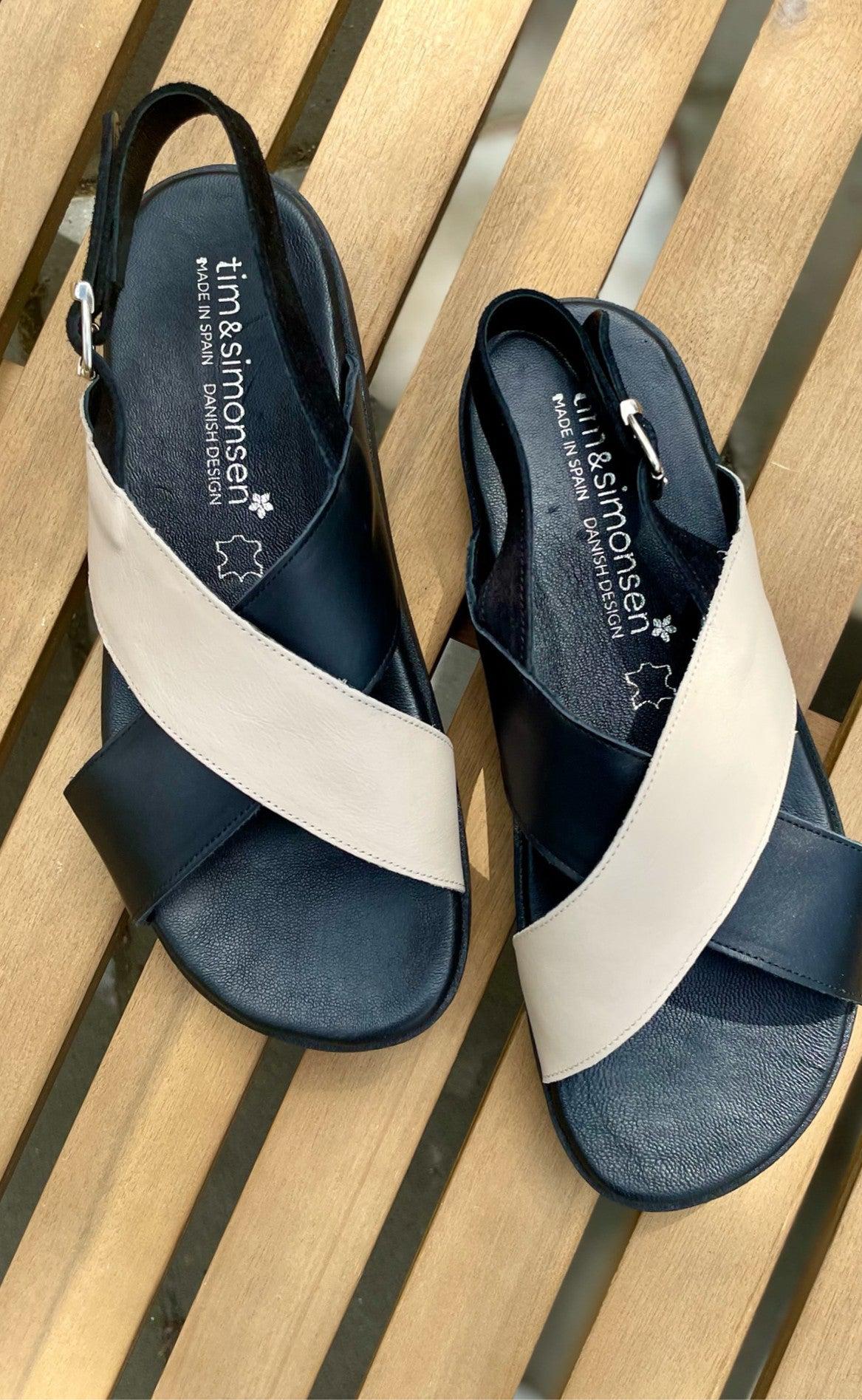 Tim & Simonsen x Fashionbystrand Sandal - Stine - Black/Ivory