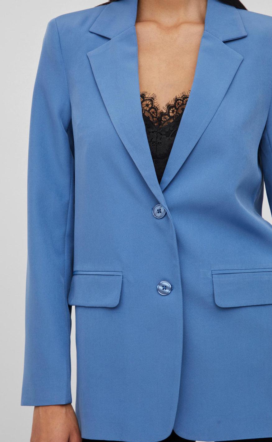 VILA Blazer - Kamma - Federal Blue