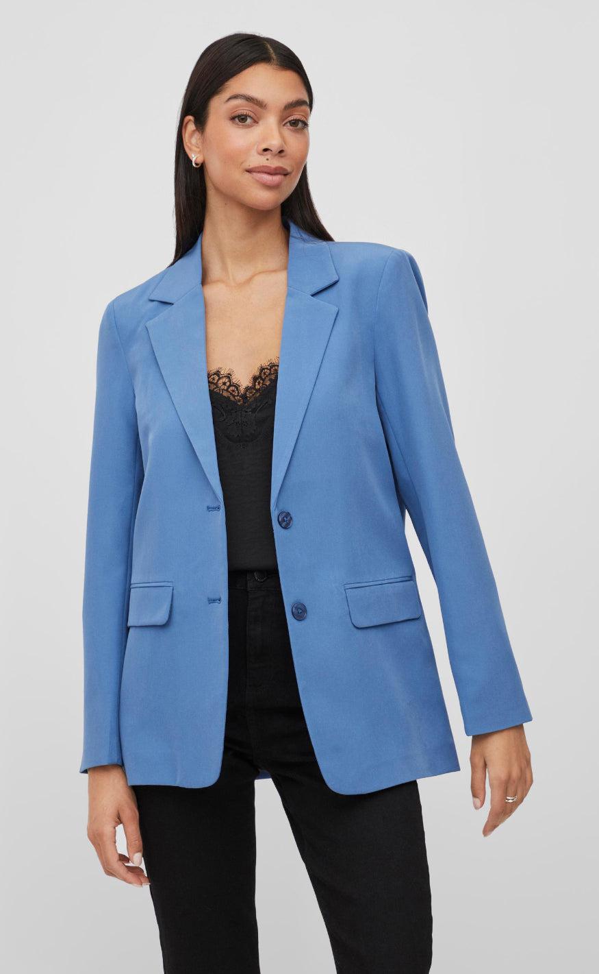 VILA Blazer - Kamma - Federal Blue