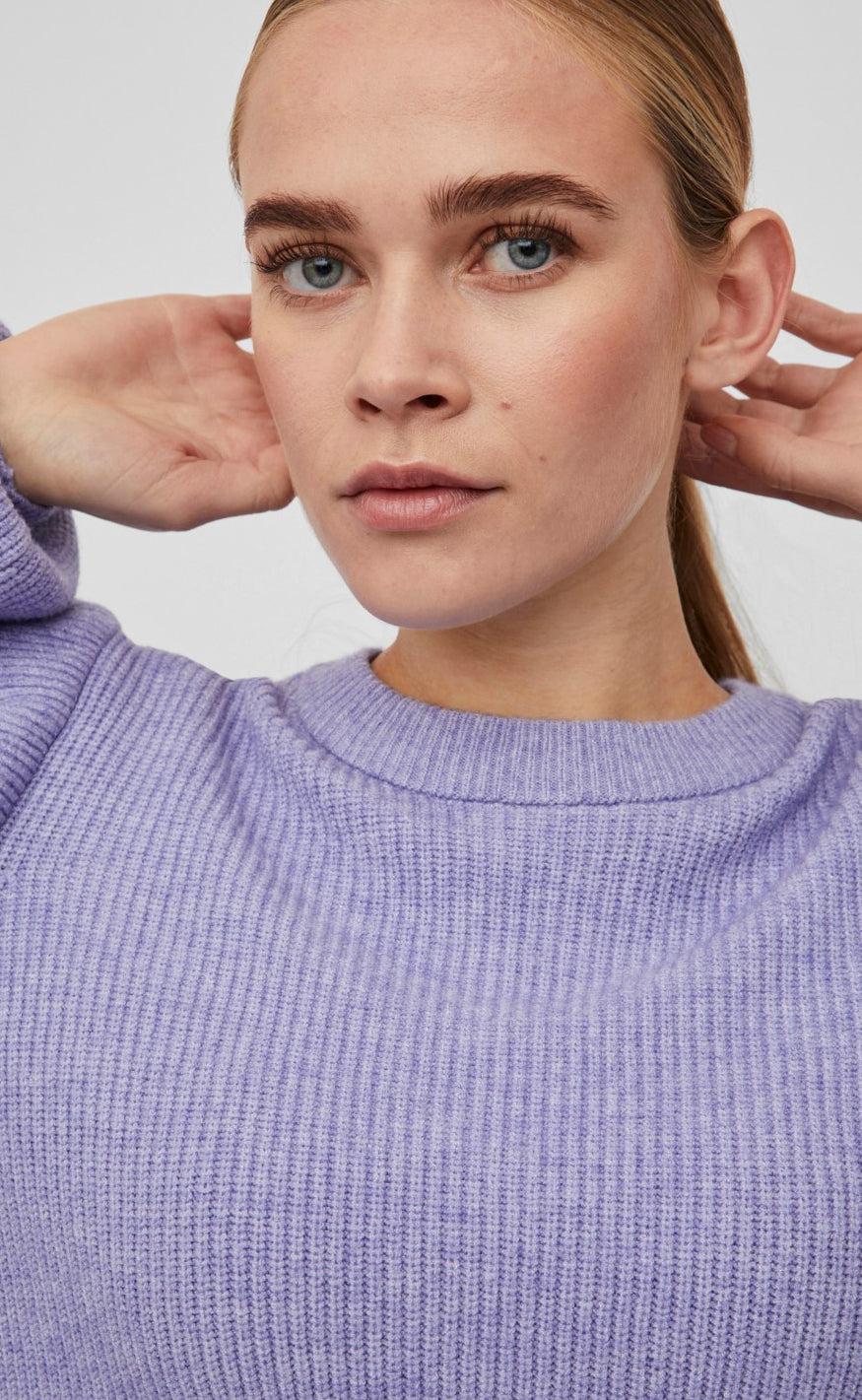 VILA Bluse - Ril Flounce - Sweet Lavender