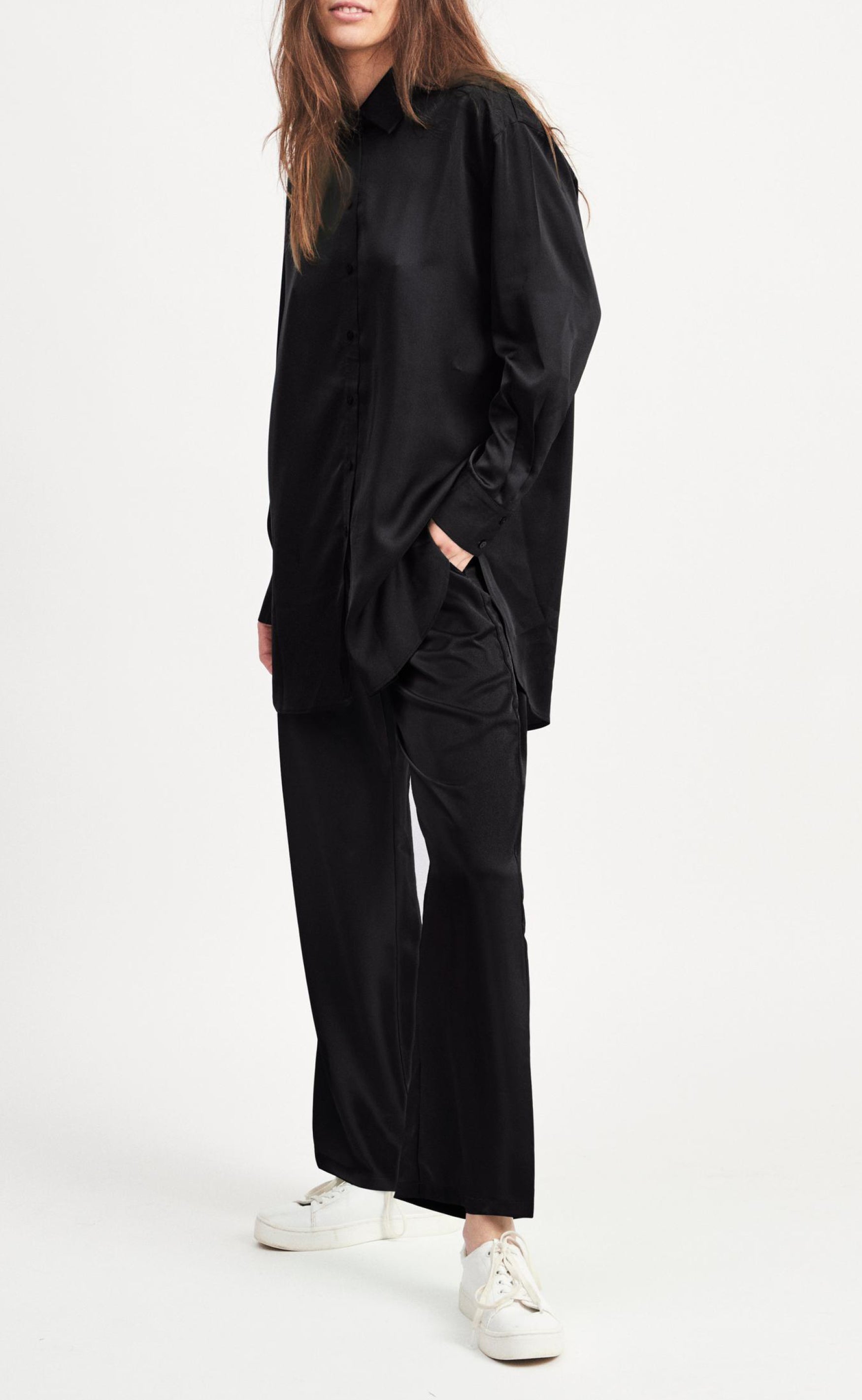 VILA Bukser - Ellette - Black
