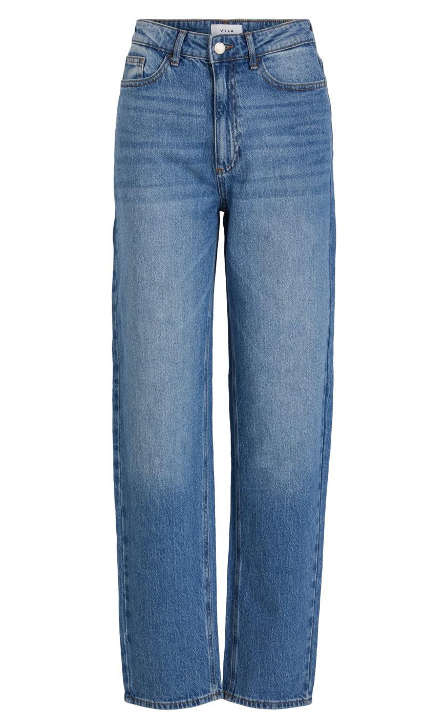 VILA Bukser - Kelly - Medium Blue Denim