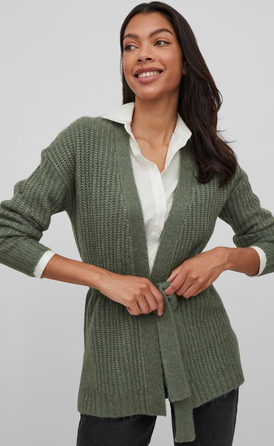 VILA Cardigan - Felo - Laurel Wreath