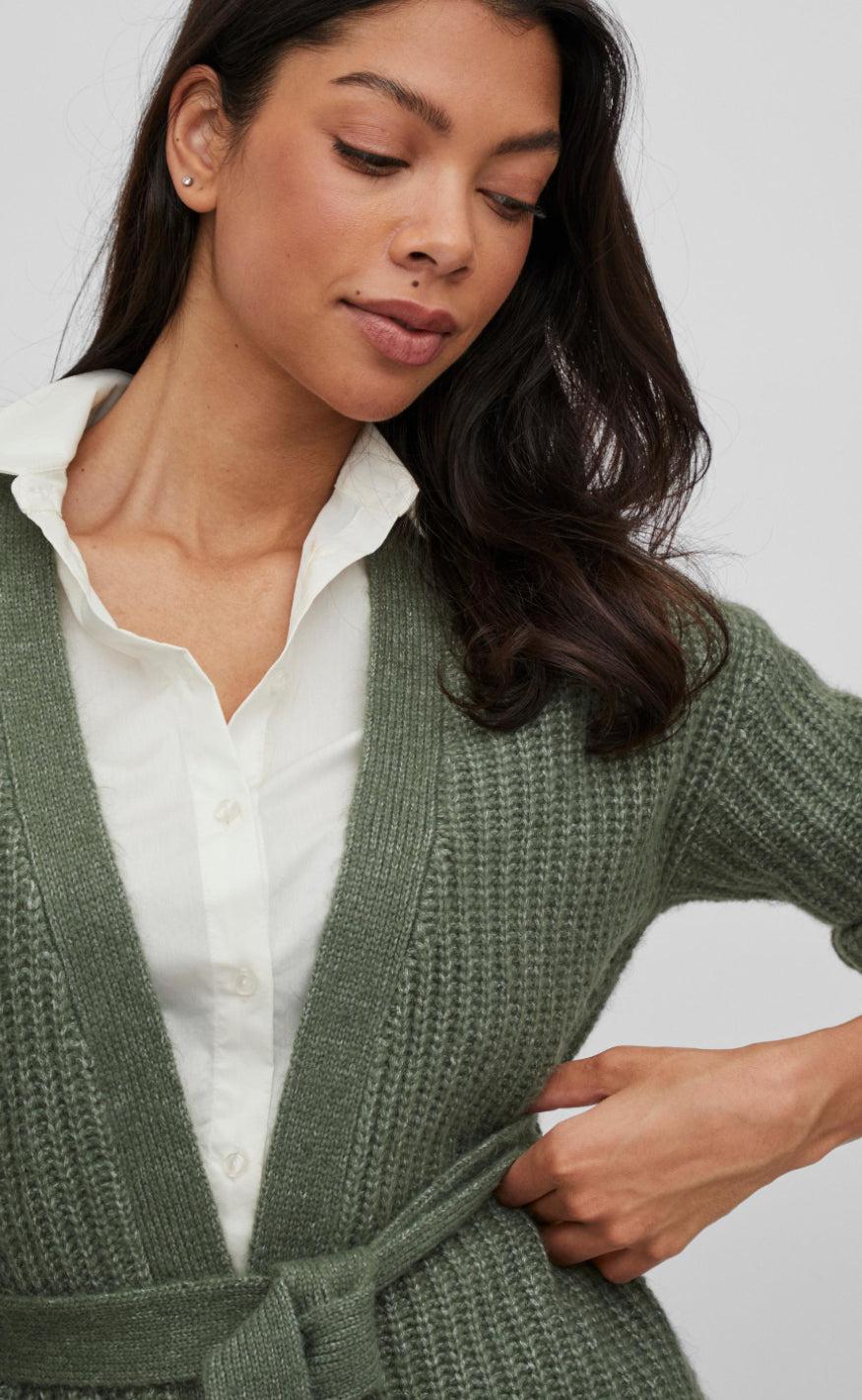 VILA Cardigan - Felo - Laurel Wreath