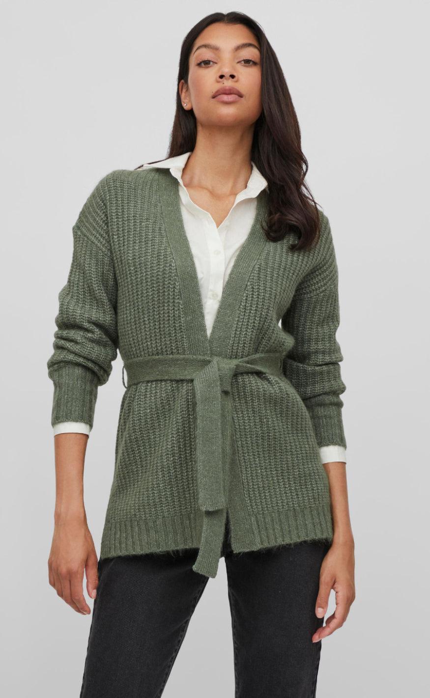 VILA Cardigan - Felo - Laurel Wreath