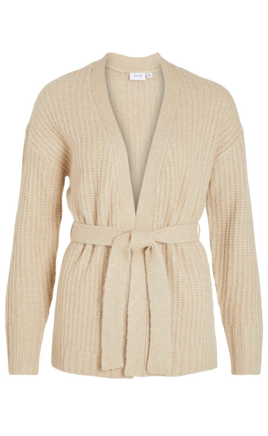 VILA Cardigan - Felo - Natural Melange