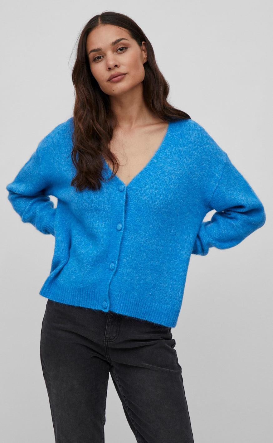 VILA Cardigan - Jamina - French Blue