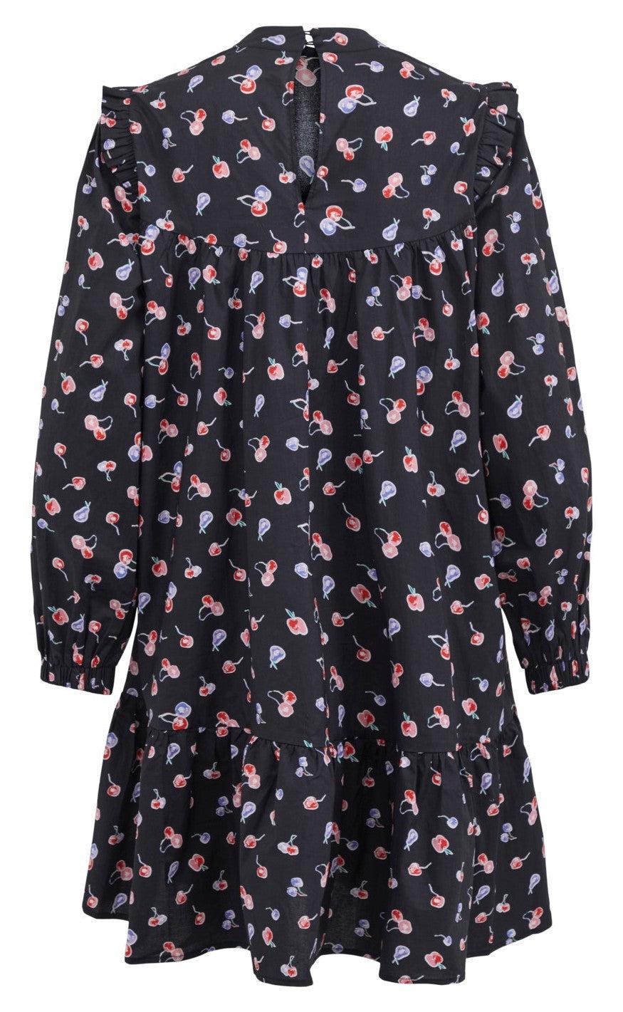 VILA Kjole - Cherry - Navy