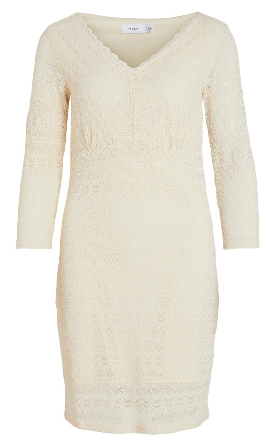 VILA Kjole - Chikka Lace - Birch
