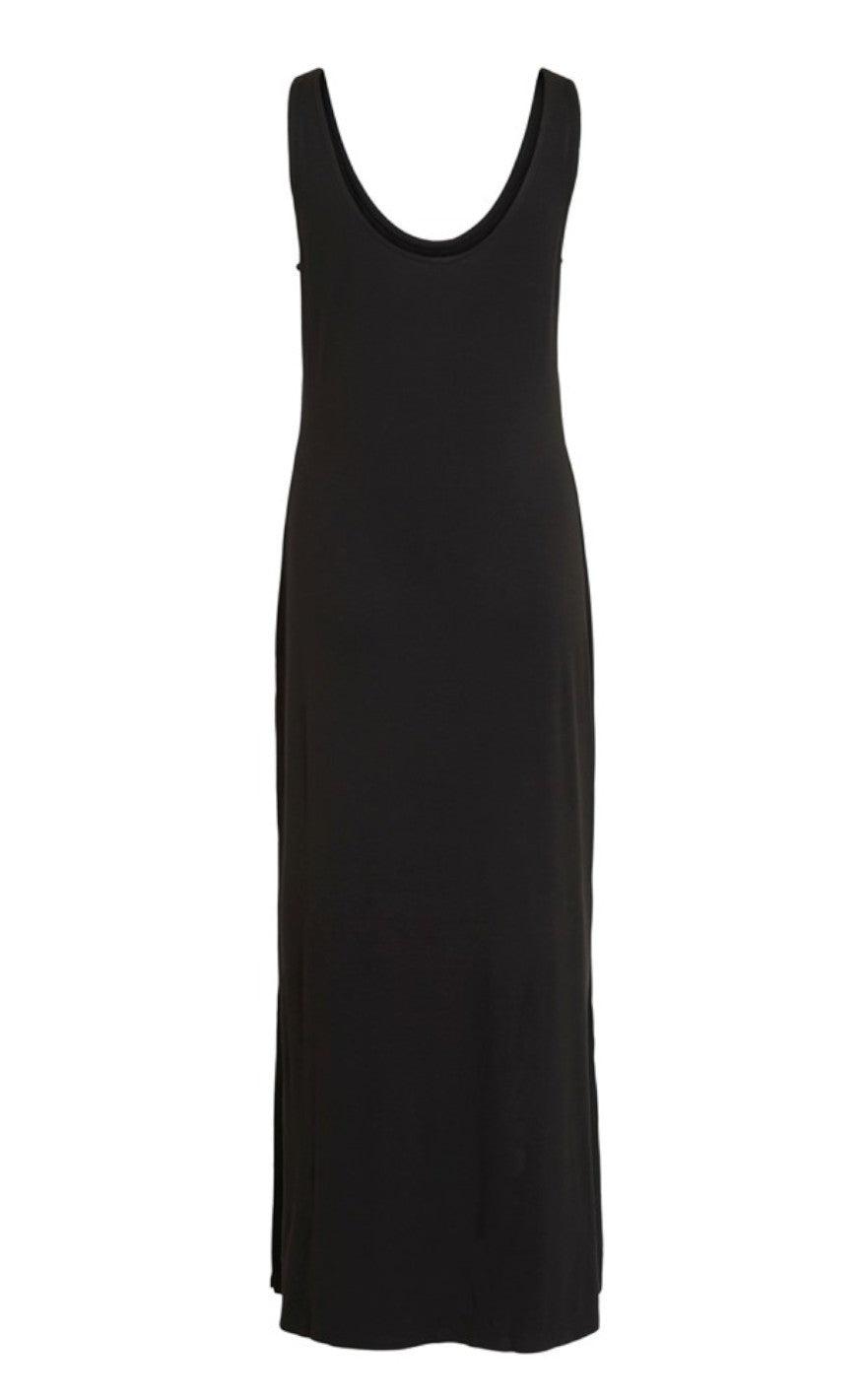 VILA Kjole - Dell Maxi - Black