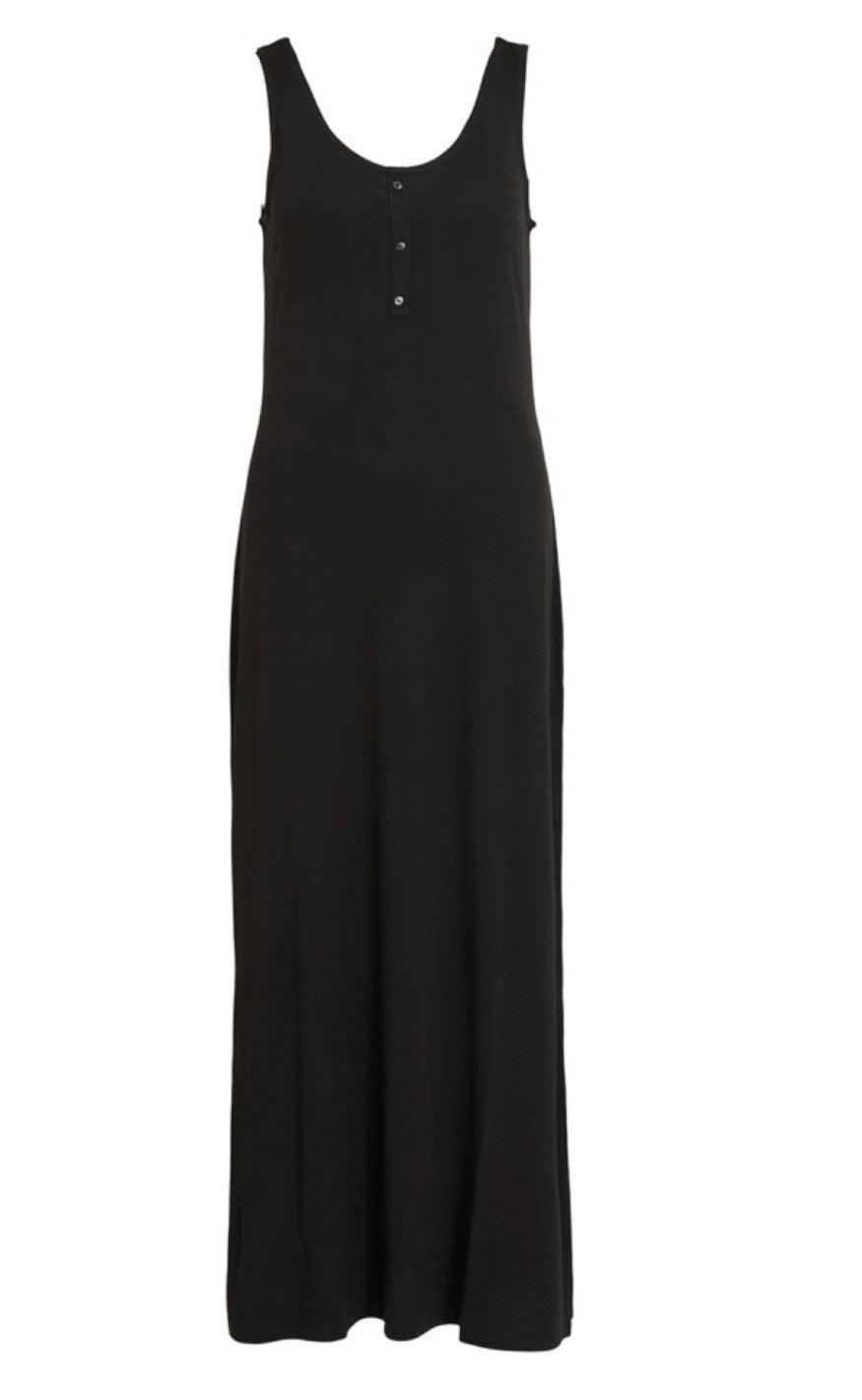 VILA Kjole - Dell Maxi - Black