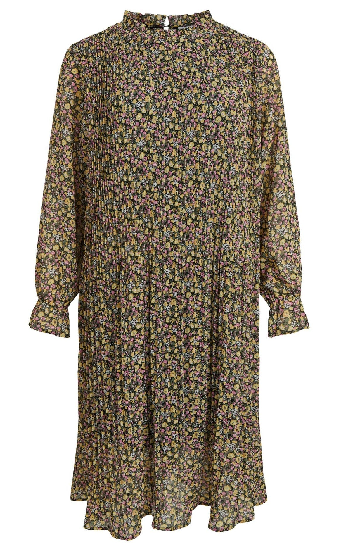 VILA Kjole - Lyck - Black/Flower