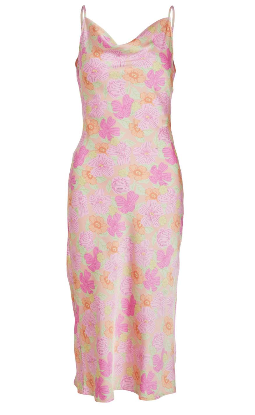 VILA Kjole - Venna - Powder Pink