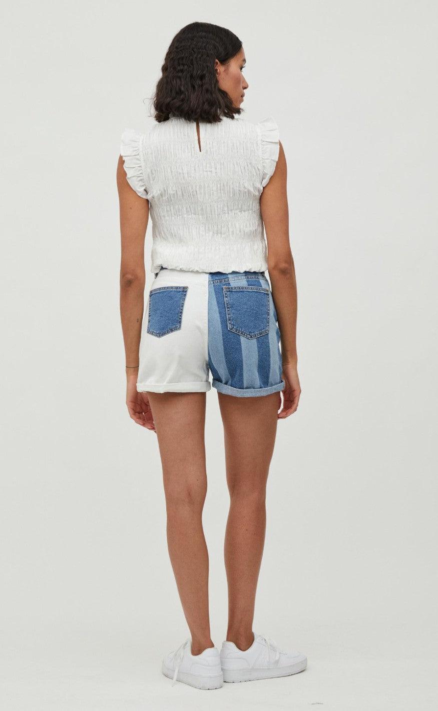 VILA Shorts - Nicala - Light Blue Denim