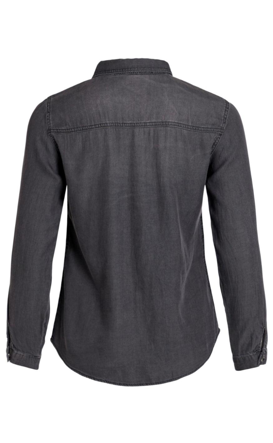VILA Skjorte - Bista Denim - Black