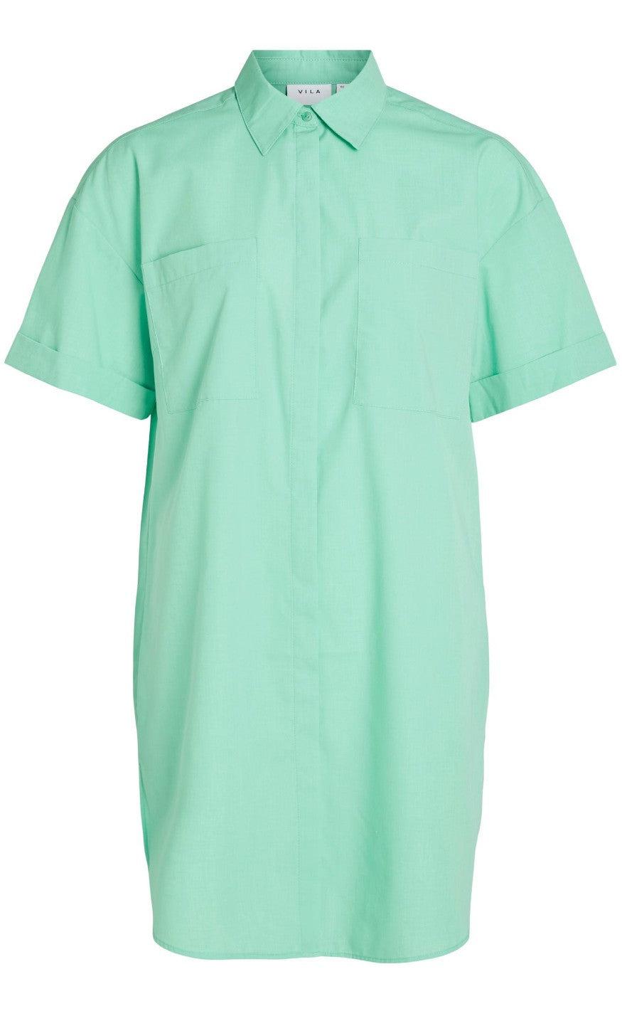 VILA Skjorte - Gitzy - Ming Green