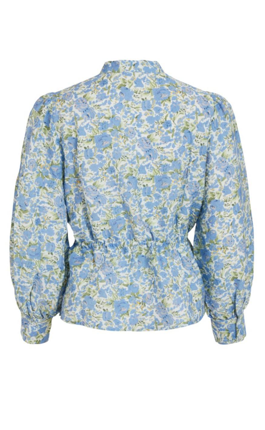 VILA Skjorte - Yrsa - Blue Bell