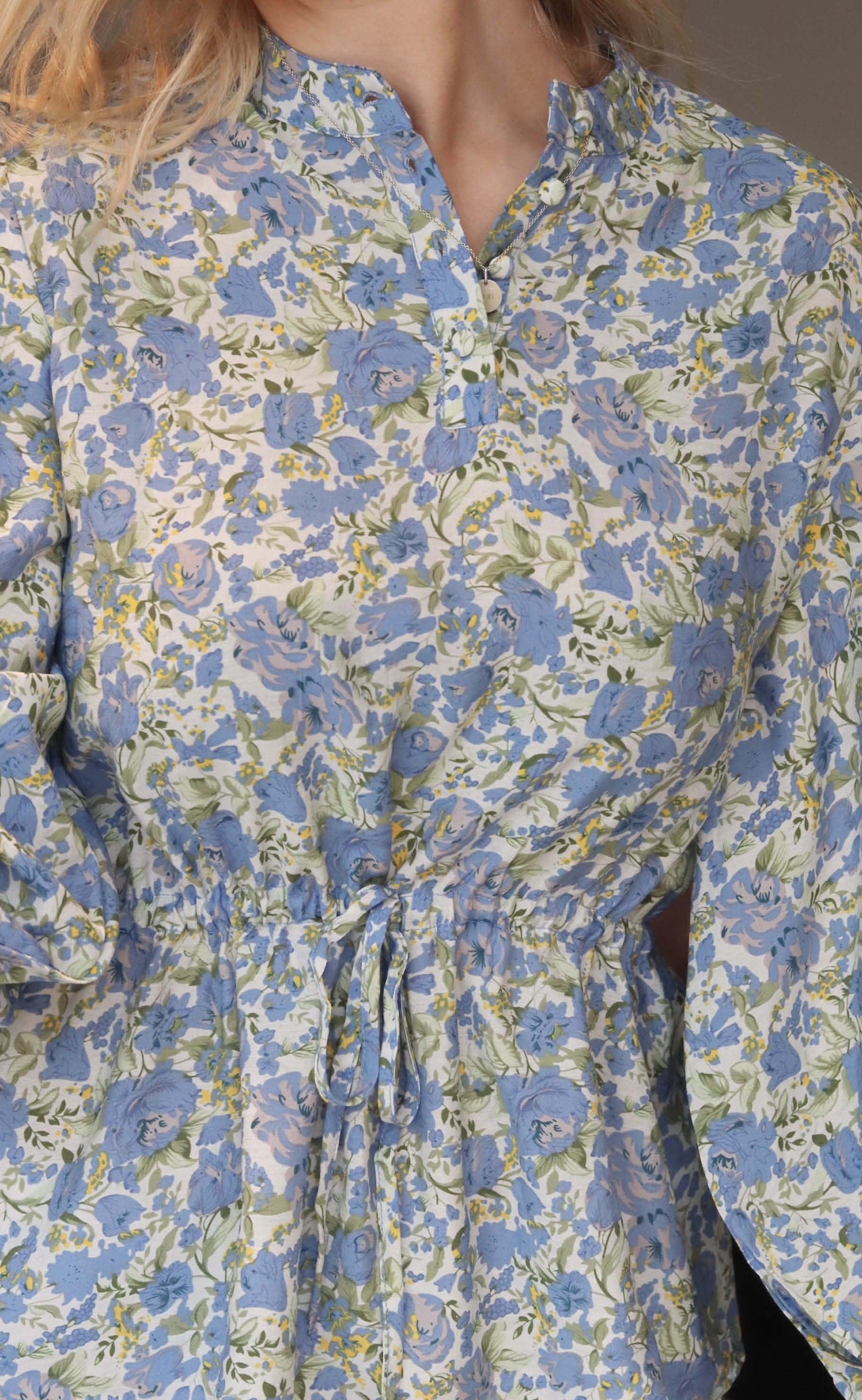 VILA Skjorte - Yrsa - Blue Bell