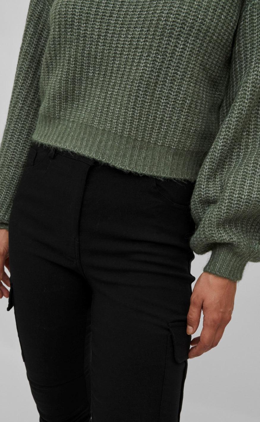 VILA Sweater - Felo - Laurel Wreath