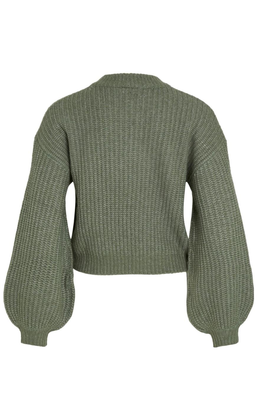 VILA Sweater - Felo - Laurel Wreath