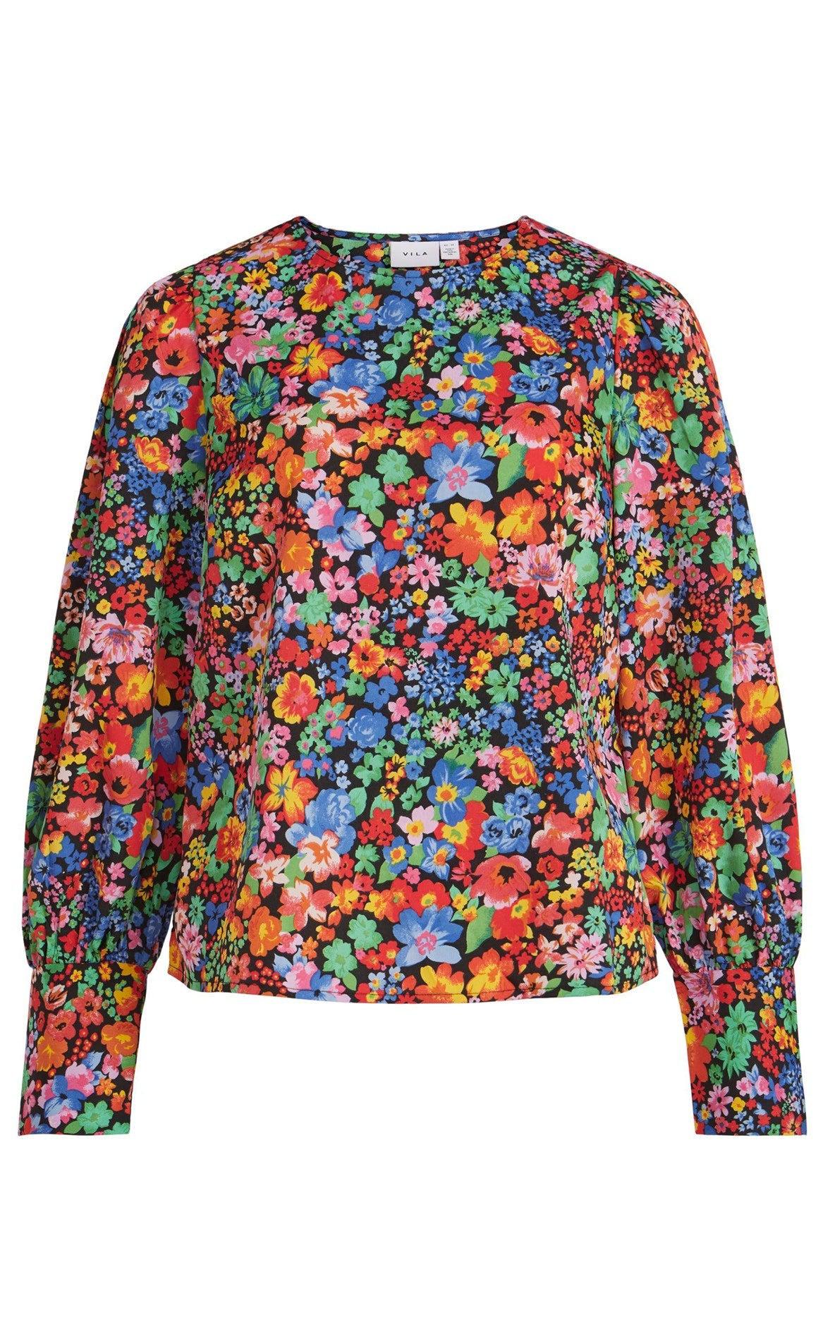 VILA Top - Cilla - Black