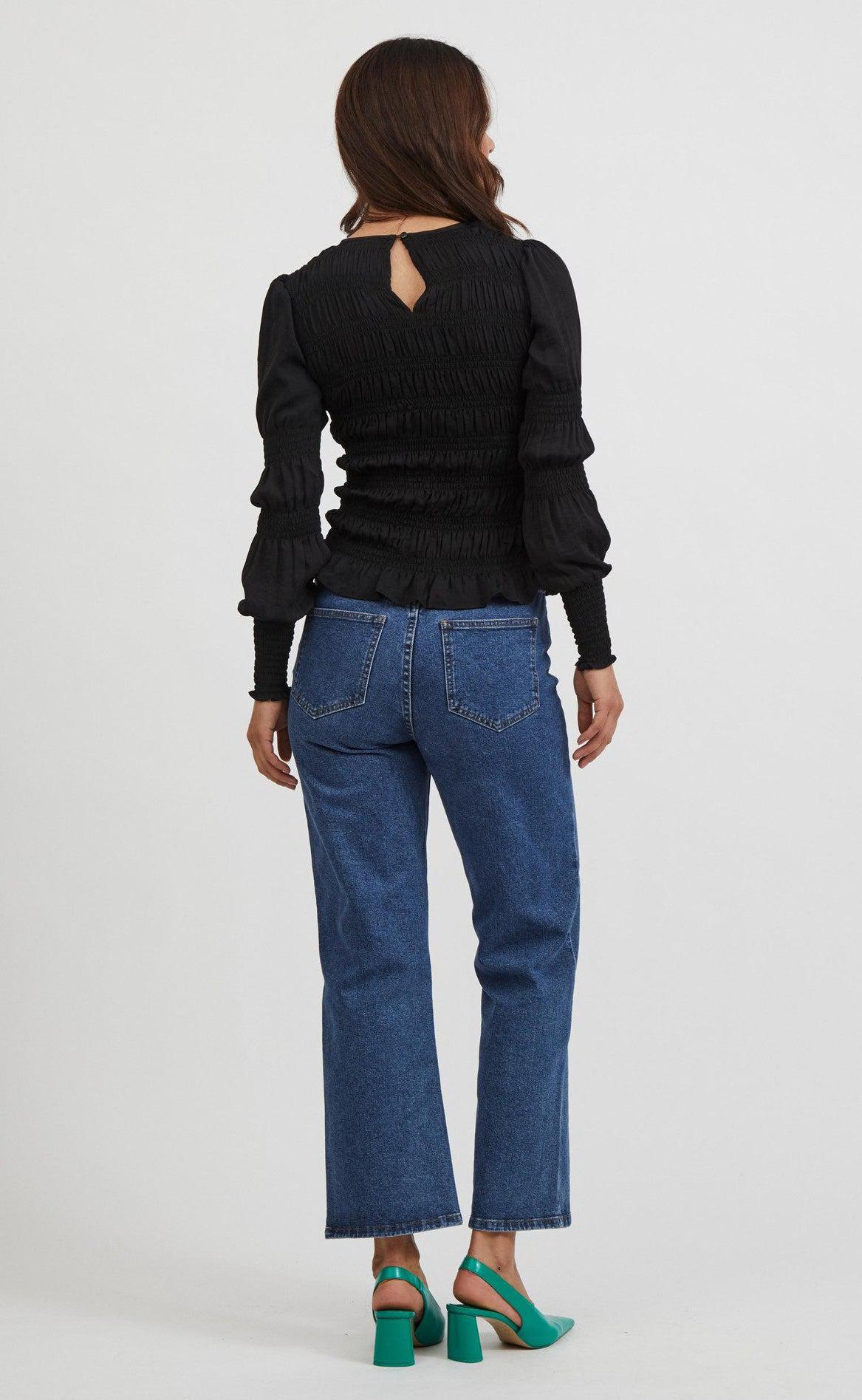 VILA Top - Rimes - Black