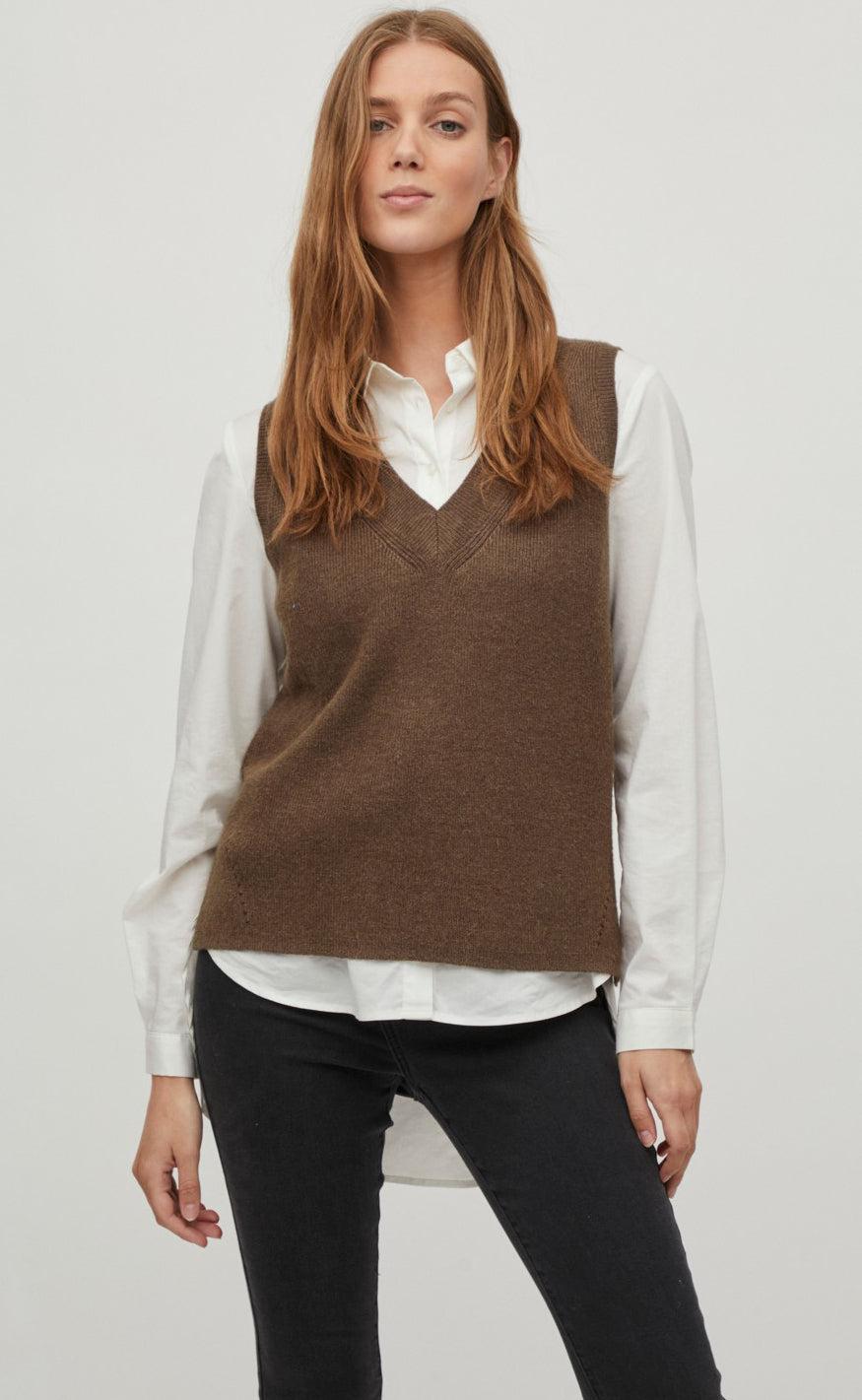VILA Vest - Ril - Crocodile