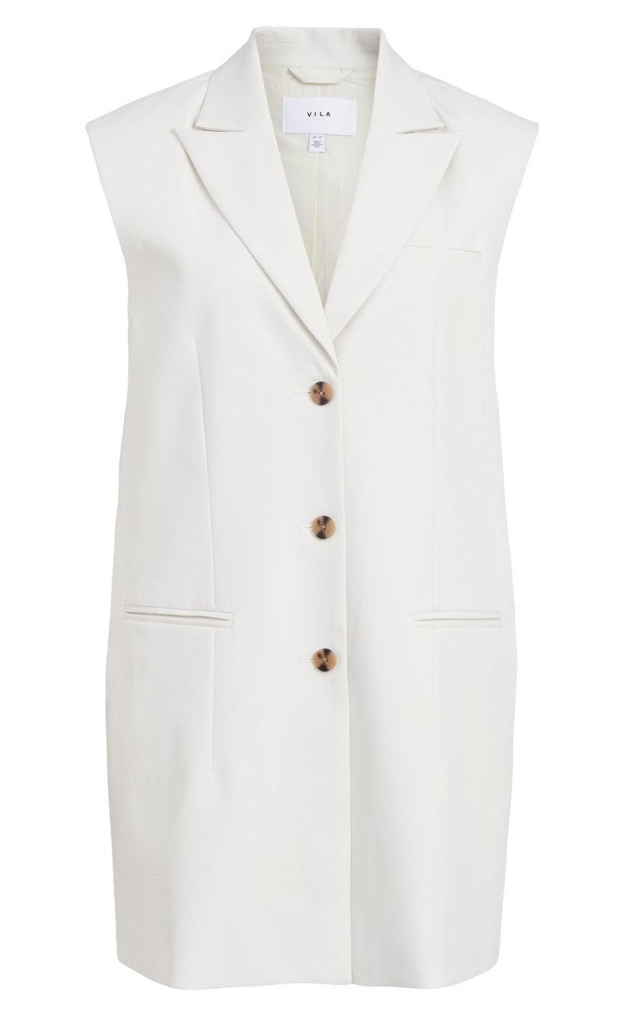 Vila Blazer Vest - Marna - Birch