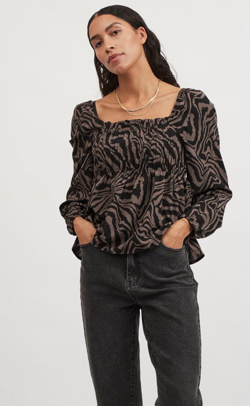 Vila Bluse - Zave - Black