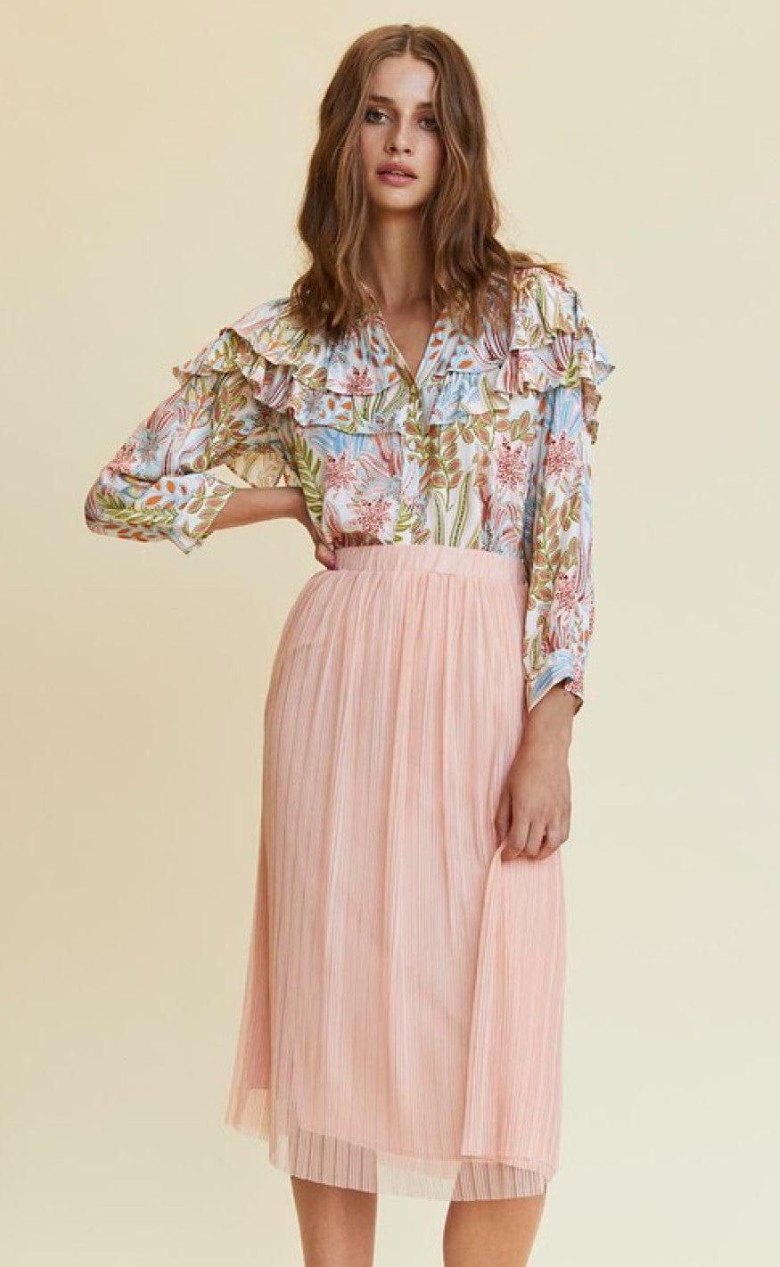 YAS BOTANICA SHIRT BOTANICA PRINT